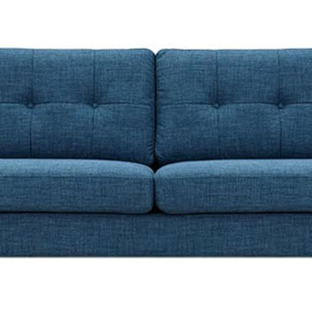 Диван Stone Blue Greta Sofa Диван синий лен