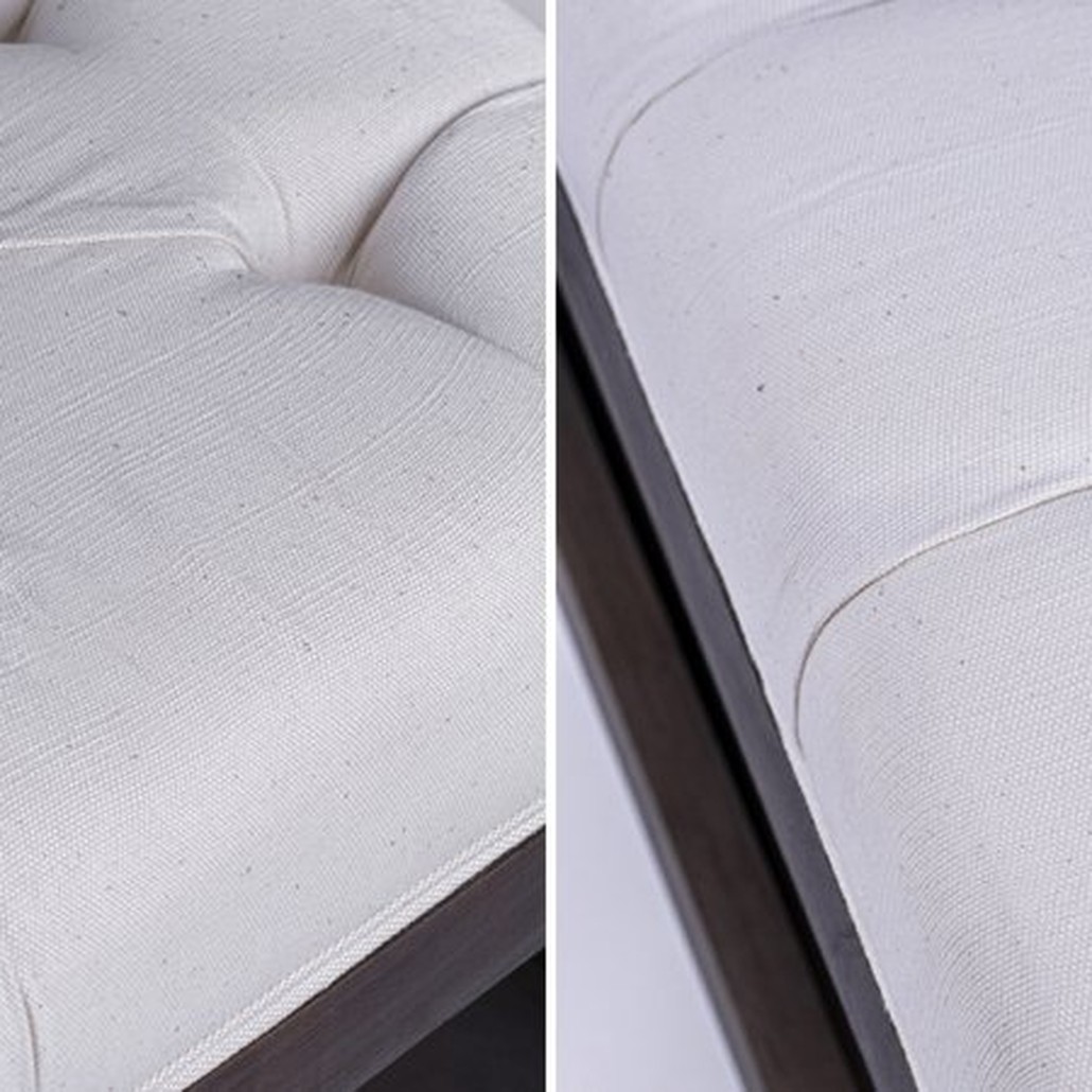 Оттоманка Coffee Table Ottoman linen and oak wood