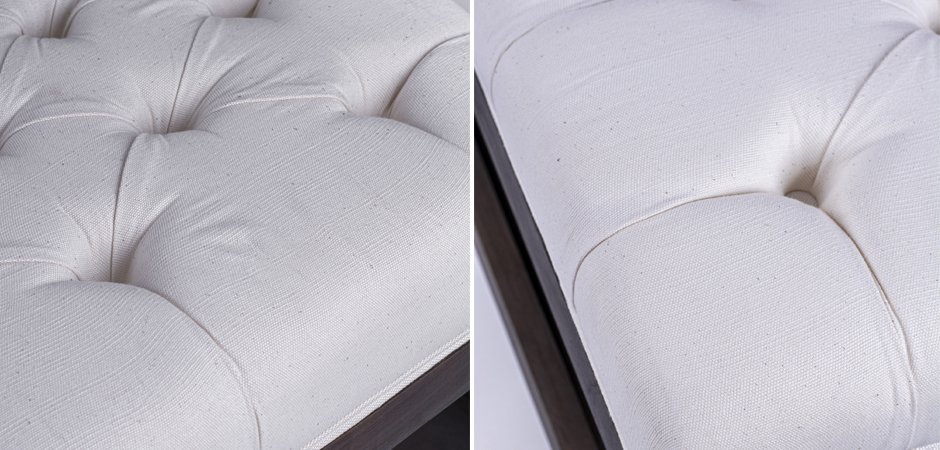 Оттоманка Coffee Table Ottoman linen and oak wood