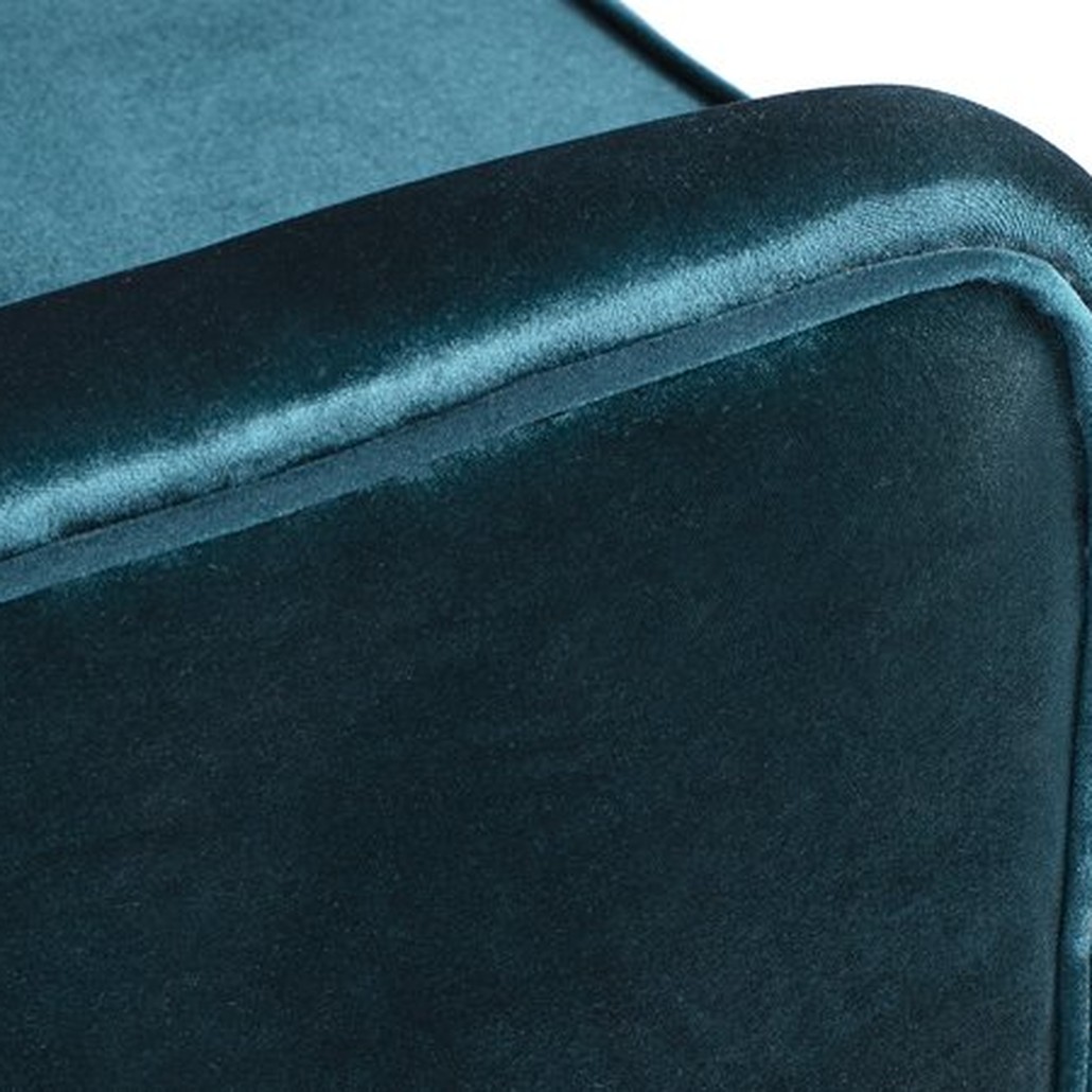 Кресло Wingback Dining Chair turquoise velor