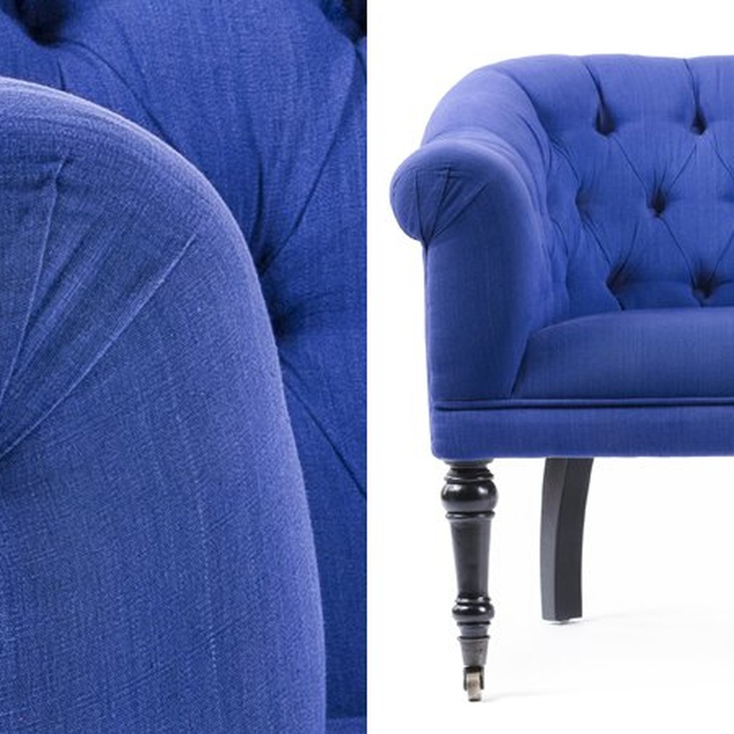 Кресло Chair Bentley кресло синий лен