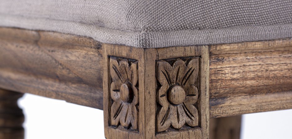 Барный стул REGENCY MEDALLION BARSTOOL Taupe Linen