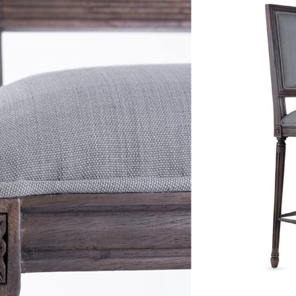 Барный стул JACOB bar stool Gray Linen