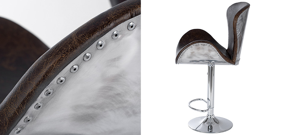 Барный стул Авиатор Spitfire Swan bar stool Aviator