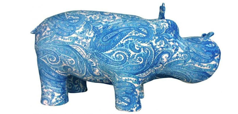 Пуф Бегемот Poof Hippo pattern