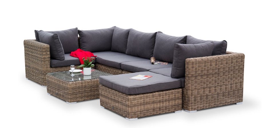 Модульный диван Rottan Grey
