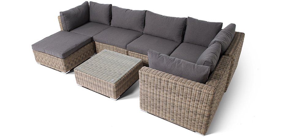 Модульный диван Rottan Grey