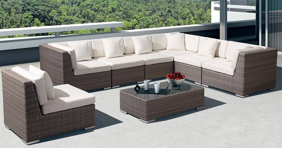 Стол Rottan cube biege