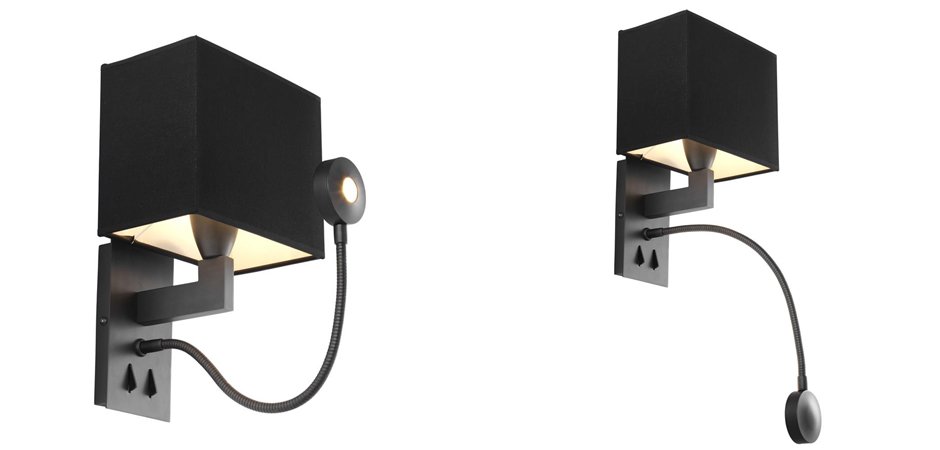 Бра Wall Lamp Reading Bronze