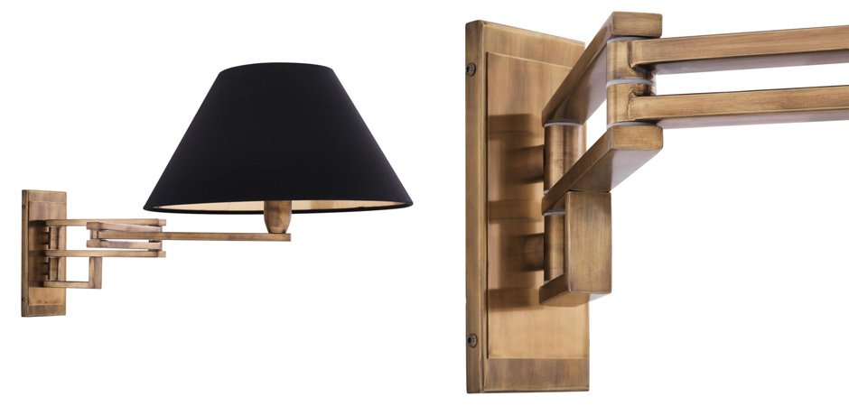 Бра Wall Lamp Lutetia Brass
