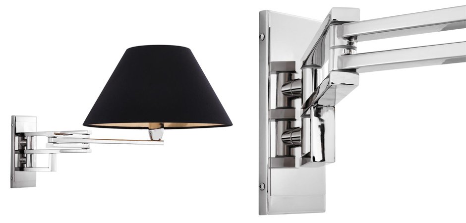 Бра Wall Lamp Lutetia Nickel