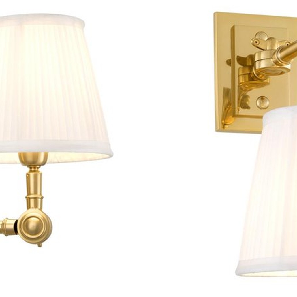 Бра Wall Lamp Wentworth Single Gold+White