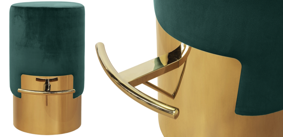 ELLA BAR STOOL Зеленый Барный стул