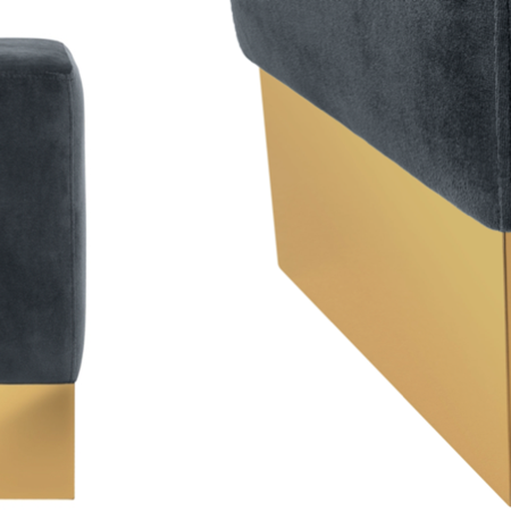 STELLA STOOL Серый пуф