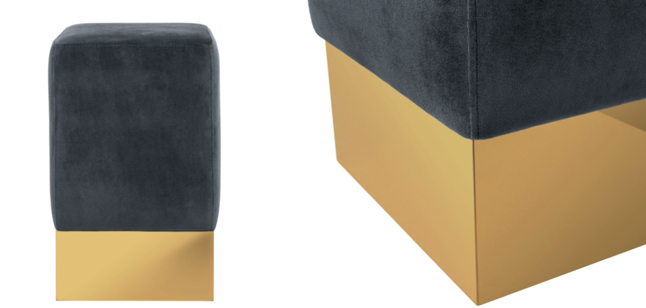 STELLA STOOL Серый пуф