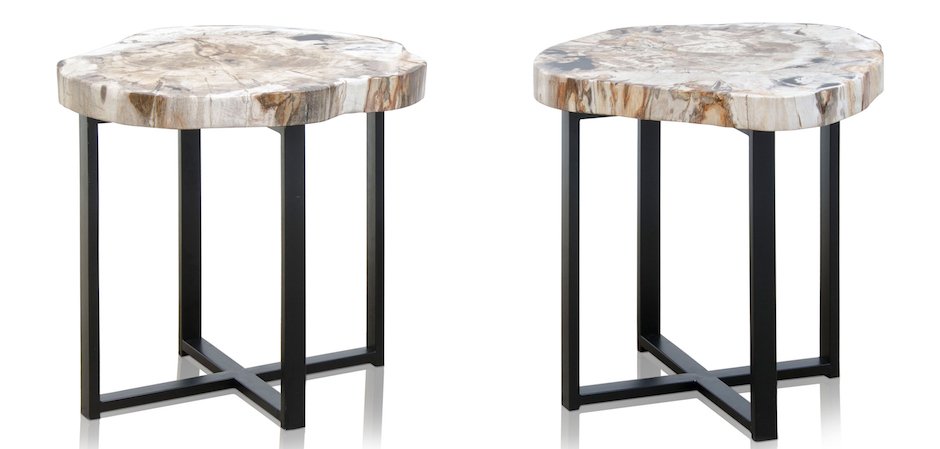 PETRIFIED WOOD COFFEETABLE S Окаменелое дерево
