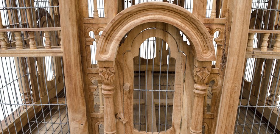 Клетка для птиц дворец BIRD CAGE LARGE BIRD CAGE