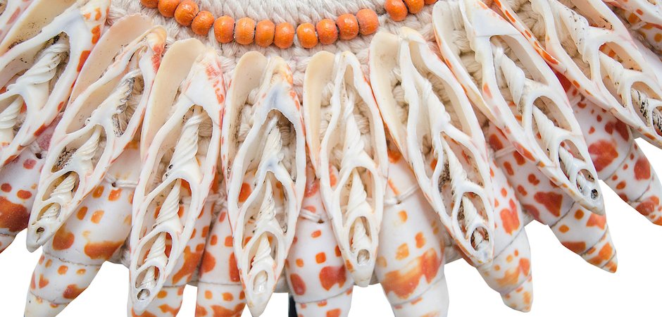 Ожерелье из ракушек на подставке SHELL NECKLACE