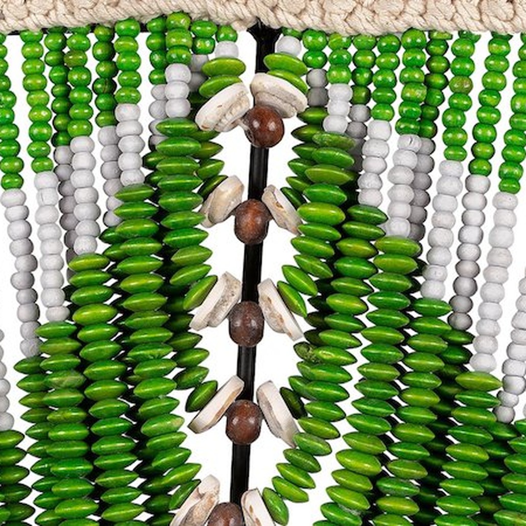 Африканское Ожерелье на подставке NECKLACE GREEN