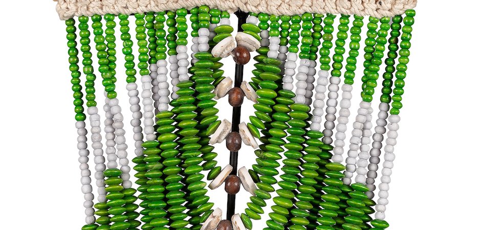 Африканское Ожерелье на подставке NECKLACE GREEN