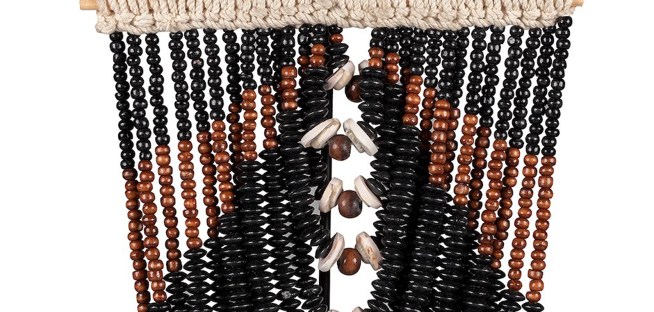 Африканское Ожерелье на подставке NECKLACE MUSTARD