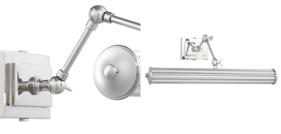 Бра Eichholtz Wall Lamp Luca L Nickel