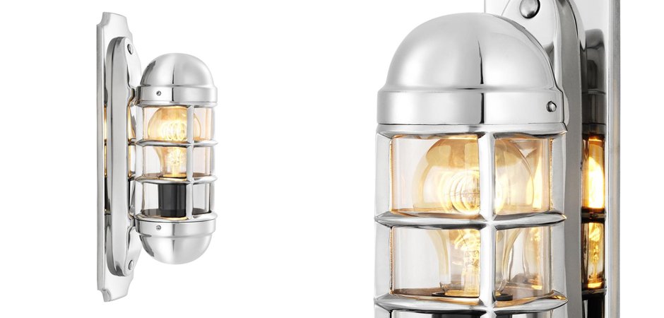 Бра Eichholtz Wall Lamp Le Caprice Nickel
