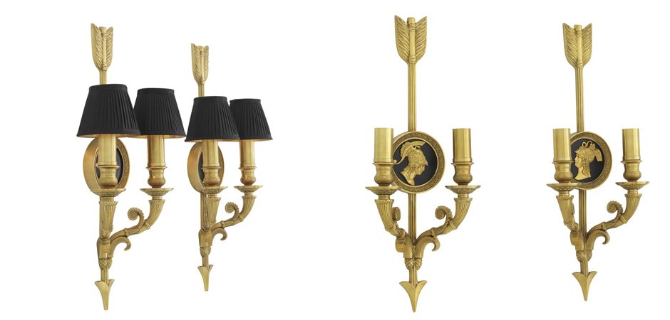 Комплект из 2-х бра Eichholtz Wall Lamp Tiberius