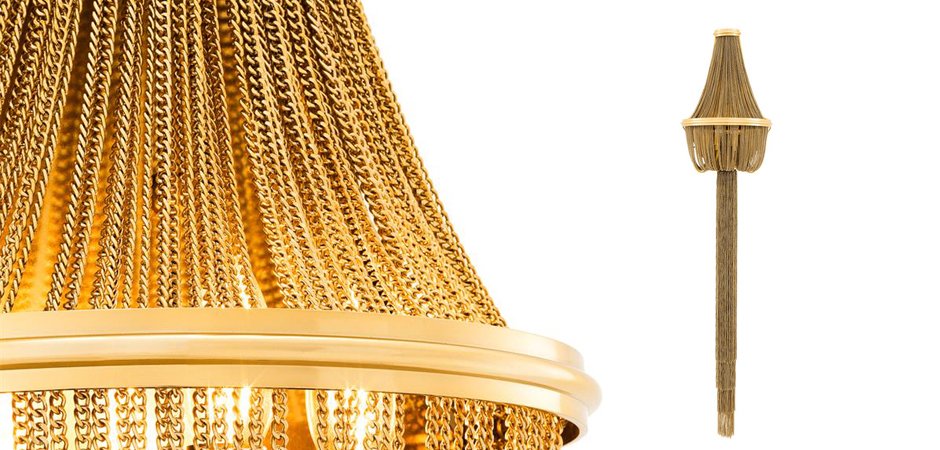 Бра Wall Lamp Martinez Gold