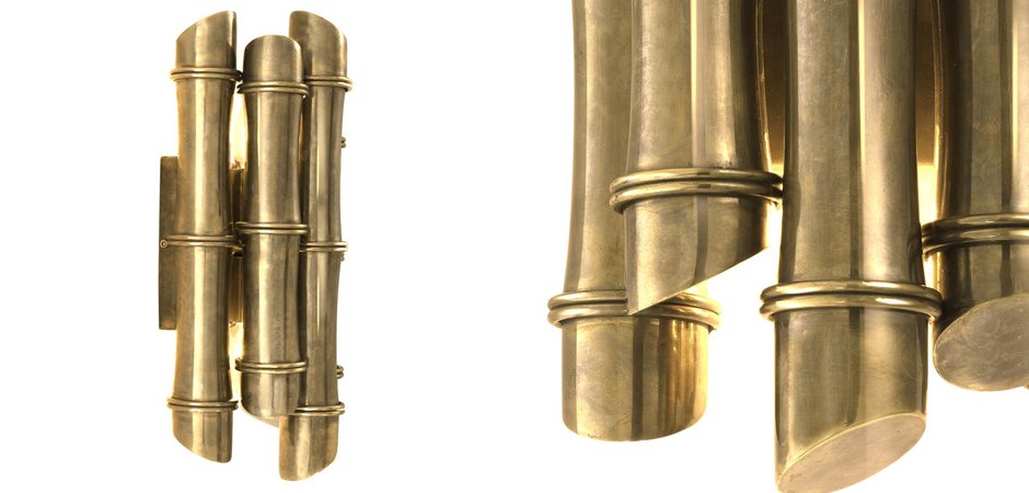 Бра Wall Lamp Damian Brass