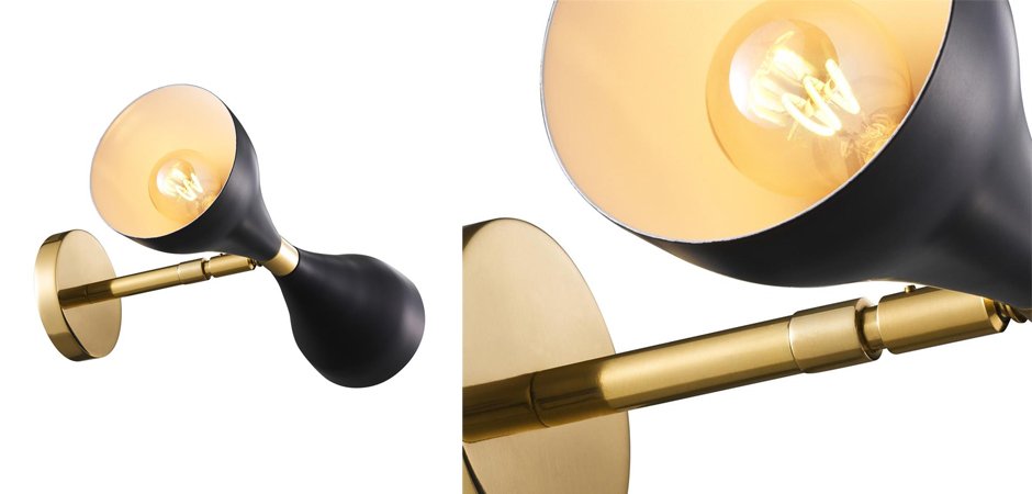 Бра Wall Lamp Cordero Black