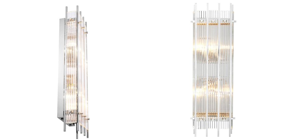 Бра Wall Lamp Sparks L Nickel