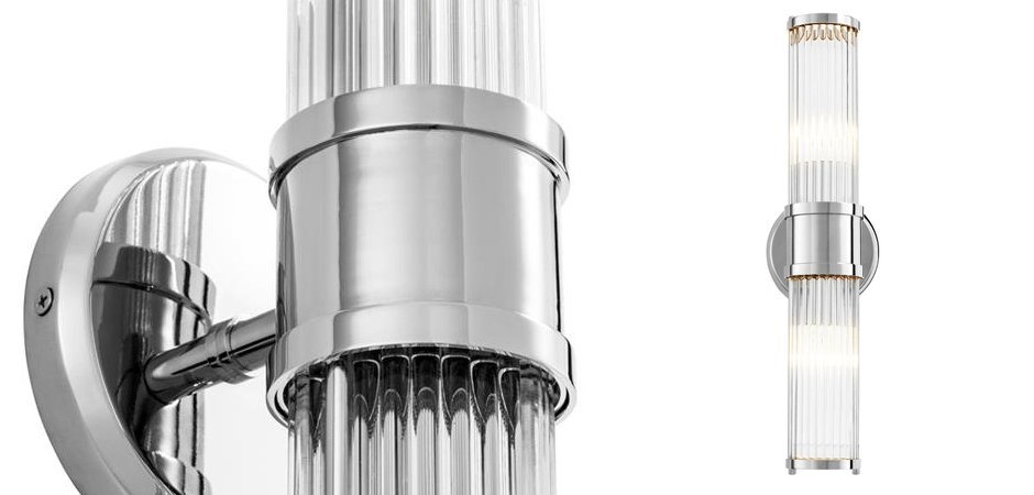 Бра Wall Lamp Claridges Double Nickel