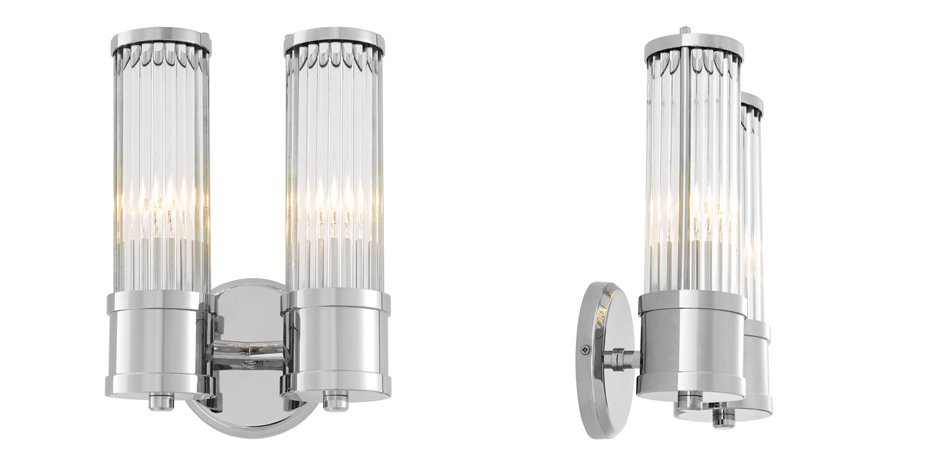 Бра Wall Lamp Claridges Dual Nickel