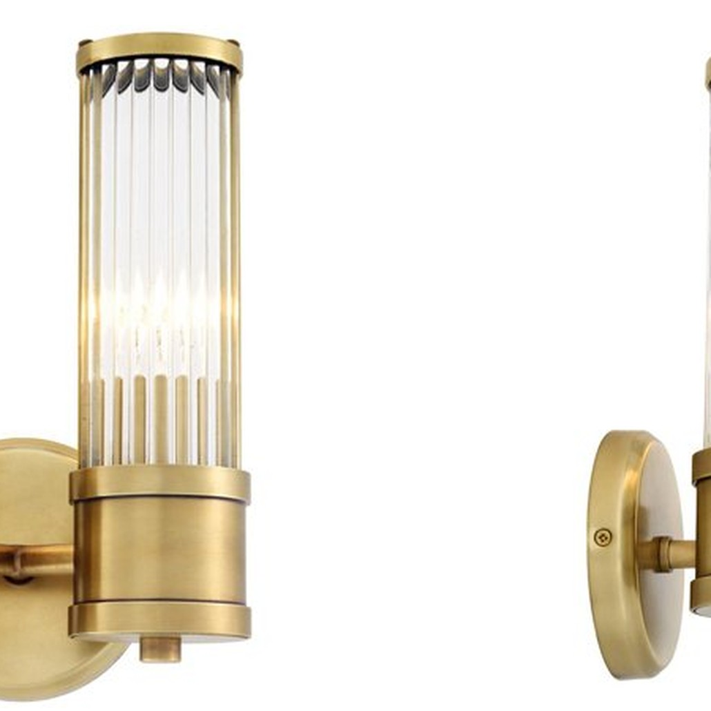 Бра Wall Lamp Claridges Dual Brass