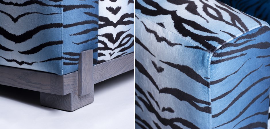 Диван Ida Sofa Blue Tiger