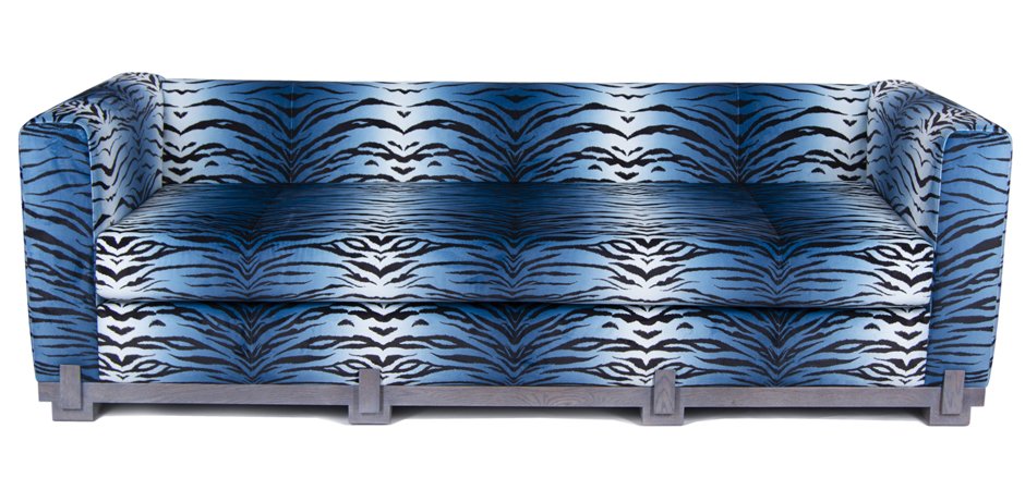 Диван Ida Sofa Blue Tiger