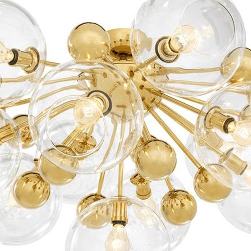 Потолочный светильник Eichholtz Ceiling Lamp Soleil Gold