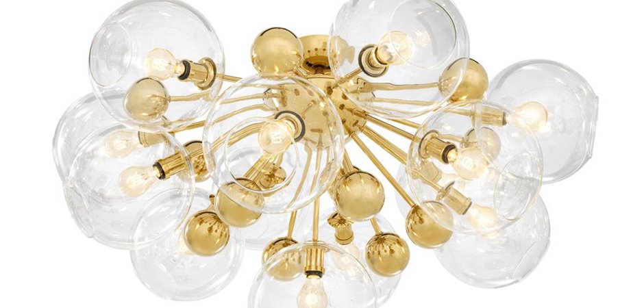 Потолочный светильник Eichholtz Ceiling Lamp Soleil Gold