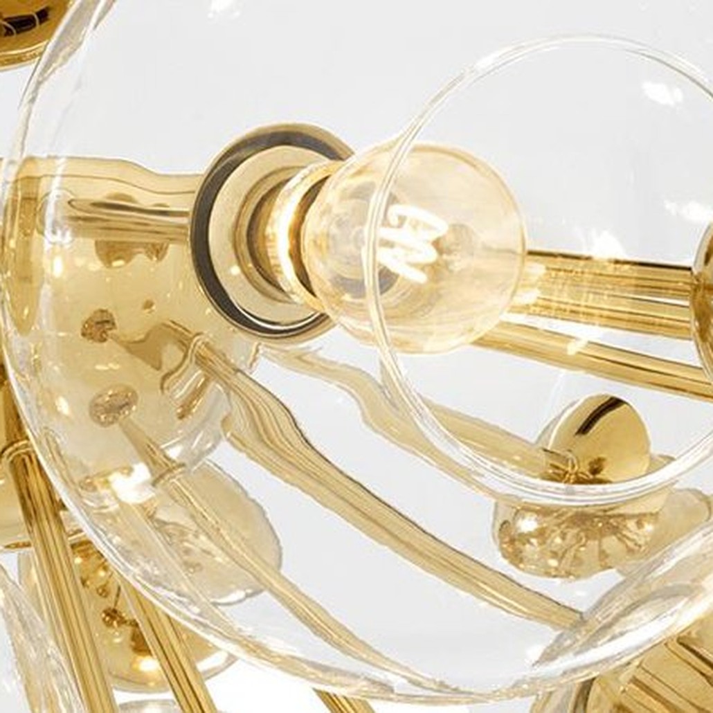 Потолочный светильник Eichholtz Ceiling Lamp Soleil Gold