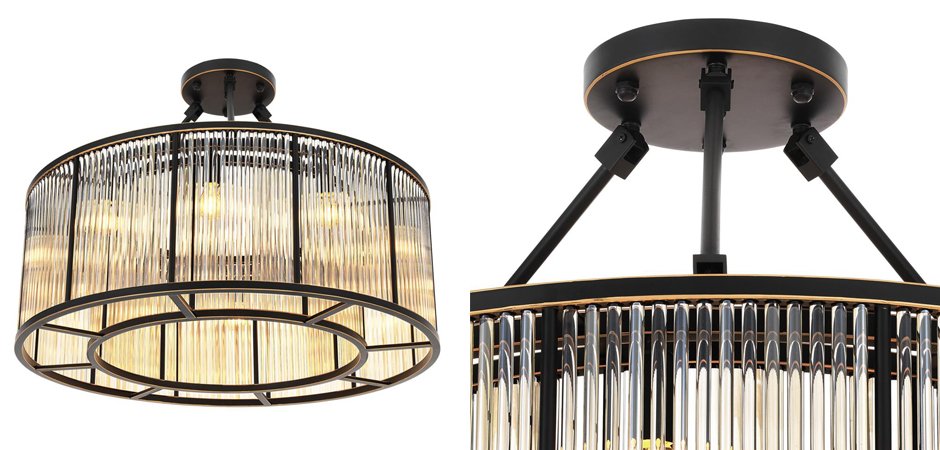 Потолочный светильник Ceiling Lamp Bernardi Bronze