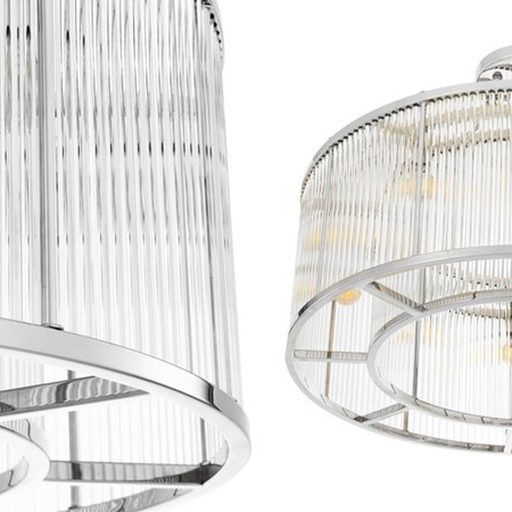 Потолочный светильник Ceiling Lamp Bernardi Nickel