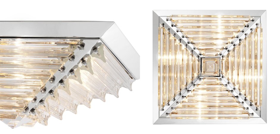 Потолочный светильник Eichholtz Ceiling Lamp Eden Nickel