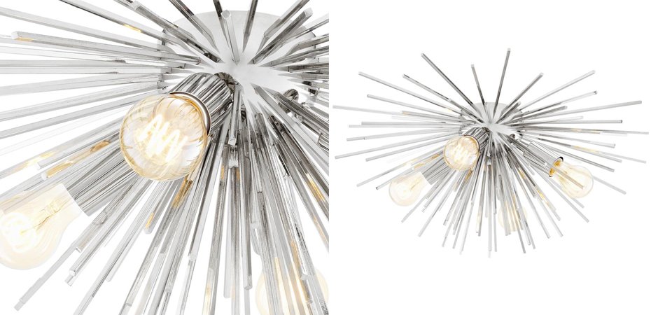 Потолочный светильник Ceiling Lamp Boivin Nickel