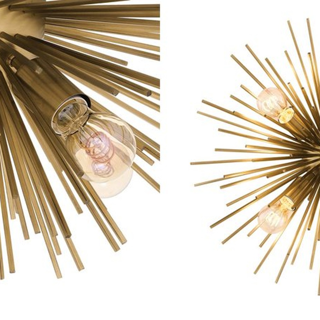 Потолочный светильник Ceiling Lamp Boivin Brass