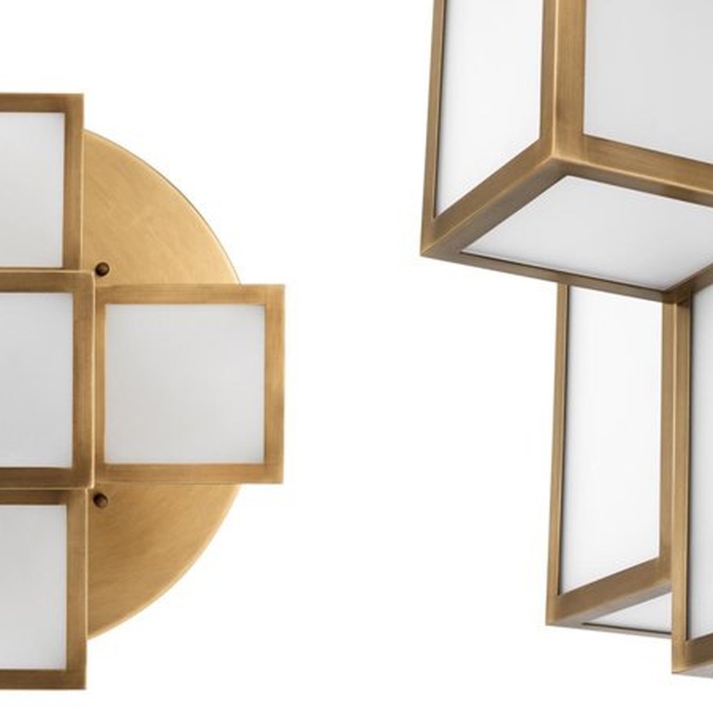 Потолочный светильник Eichholtz Ceiling Lamp Axel Antique brass