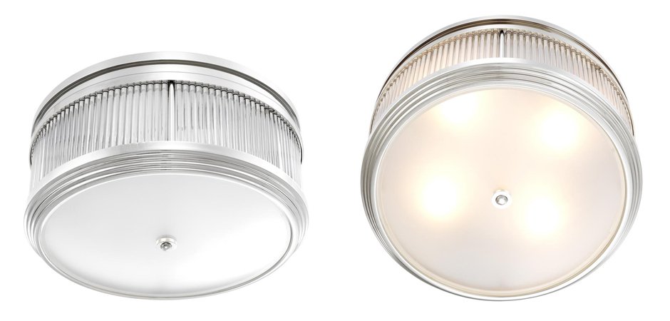 Потолочный светильник Ceiling Lamp Rousseau Nickel