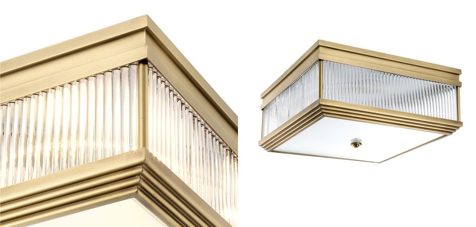 Потолочный светильник Ceiling Lamp Marly Antique brass