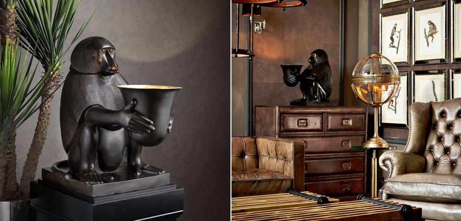 Настольная лампа Eichholtz Art Deco Monkey