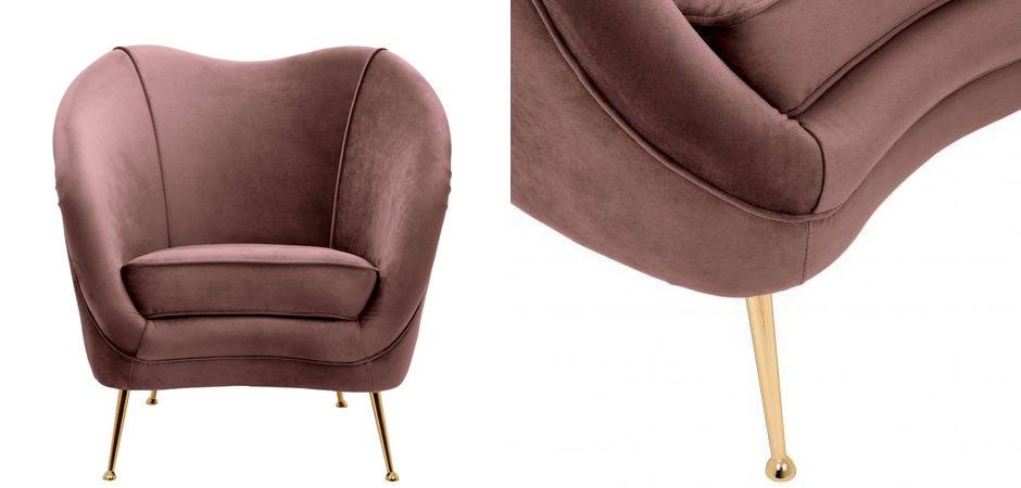 Кресло Eichholtz Chair Cambiano Rose